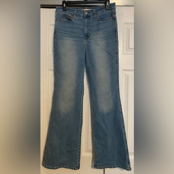 Signature by Levi Strauss Denim - Signature by Levi Strauss Light Blue Flare Jeans